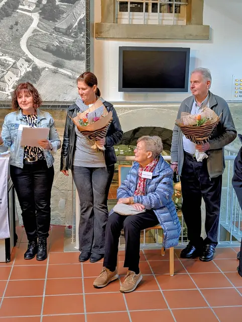 vlnr: HeimatreporterInnen Sigrid Schlottke, Tanja Blind, Elektra Domesle, Wolfgang Künast | Foto: Ulrich Seidel