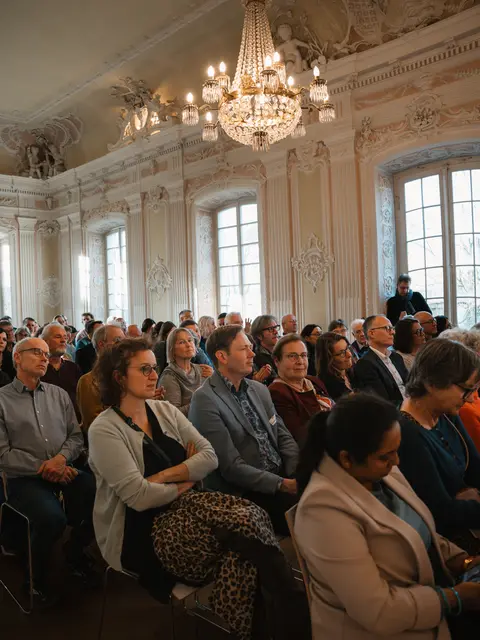 Ehrenamtliche der unterschiedlichsten Sparten waren beim Empfang mit Cem Özdemir in Heilbronns guter Stube vertreten. | Foto: Patrick Vexler