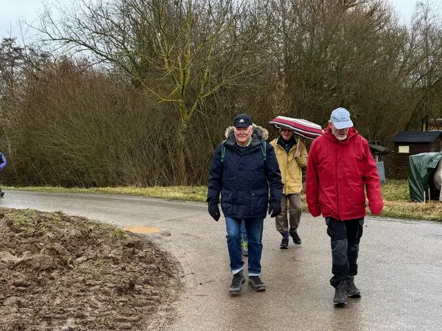 nur selten wurde der Schirm benötigt | Foto: E. Rosendorf