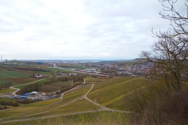 Vom Gipfel des Schemelsberges mit Blick nach Neckarsulm und Richtung Odenwald. | Foto: Isolde Reitz