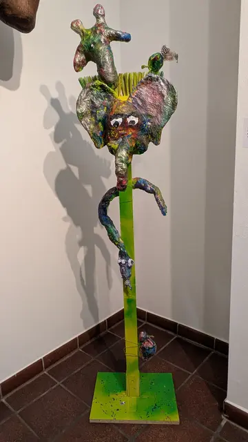 Die Bremer Besenbande: 
Mädchen, 4 Jahre, und Junge, 9 Jahre  | Foto: Eigene Aufnahme 