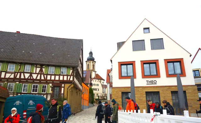 Es sind gerade Baumaßnahmen im historischen Ortskern von Erlenbach im Gange. | Foto: Isolde Reitz