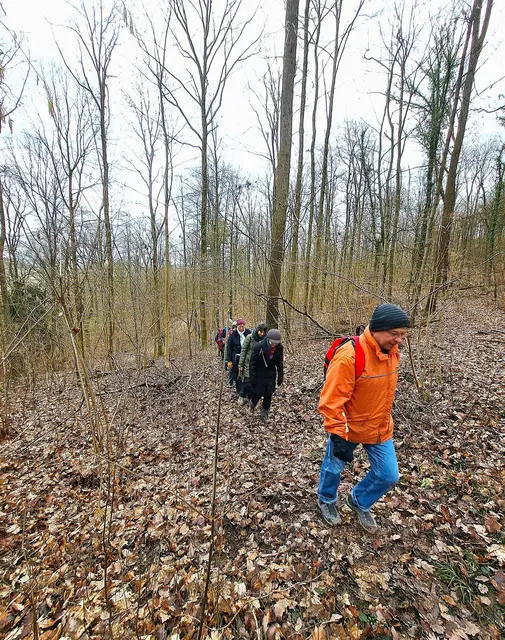 Letzter kurzer, aber heftige Anstieg zum Gipfel des Schemelsberges auf 287 Meter Höhe. | Foto: Isolde Reitz