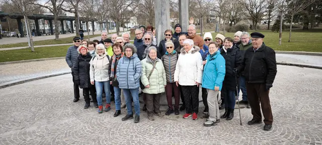 Wandergruppe des MGV Concordia bei der Winterwanderung 2025 | Foto: Verein