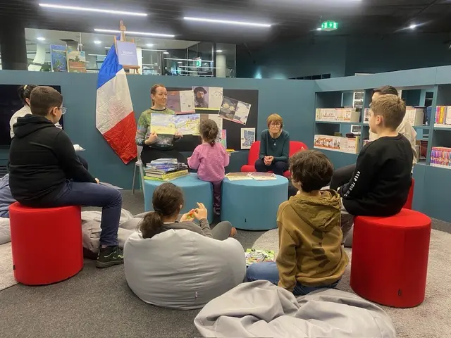 Lesung in französisch | Foto: Anne-Sophie Ahrens