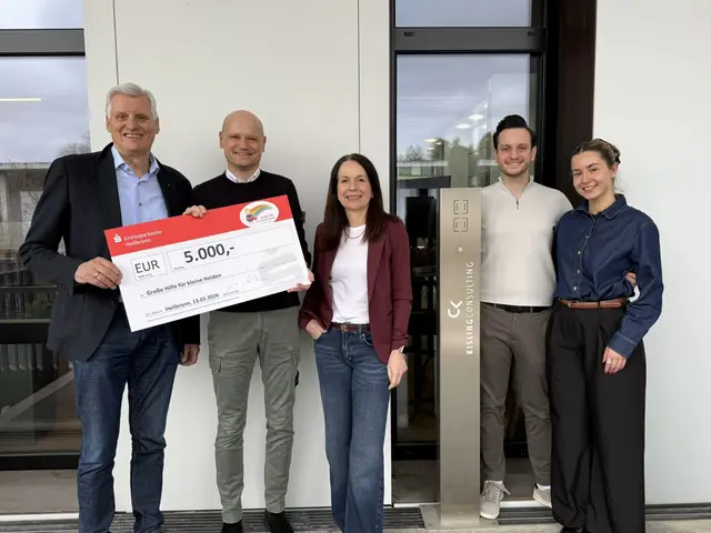 Bild: von links: Stiftungsvorstand Karl Seiter, Michael und Kerstin Kisling, Jan und Melisa Kisling | Foto: Quelle: privat