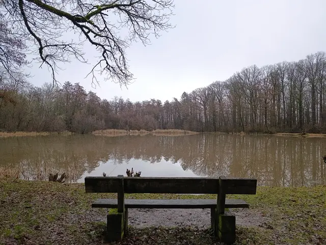 Annasee erreicht, immer noch bissle trüb... | Foto: Aurelia Kling