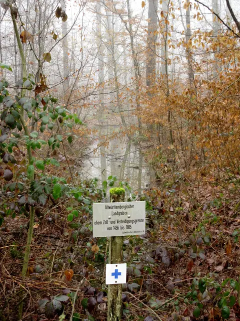 Hier beginnt der Landgrabenabschnitt dieser Rundtour | Foto: WandernGabyErich