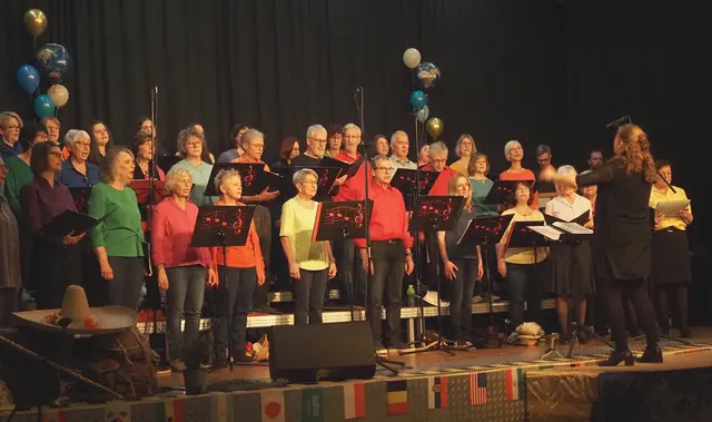 Hier sind wir beim Konzert 2025 - demnächst legen wir los im "Train of Peace"! | Foto: Foto: SGH