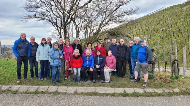 Wandergruppe des MGV Concordia bei der Winterwanderung 2026 | Foto: Verein