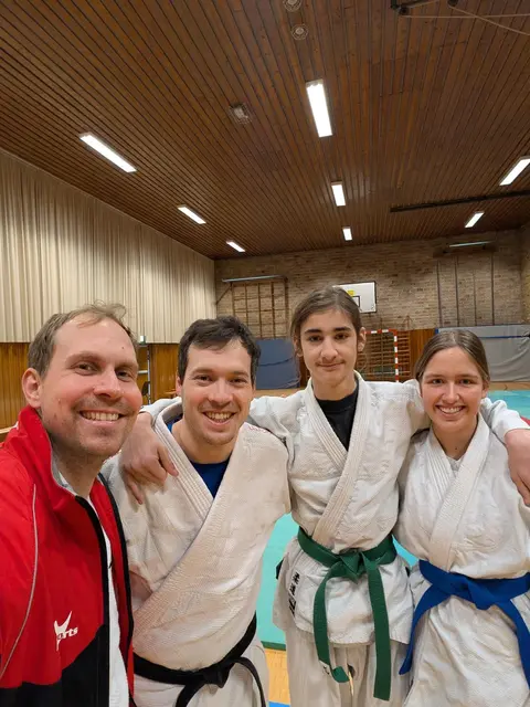 Von links nach rechts: Jan Ruoff, Hannes Weil, Jonathan Goll und Linda Ohm | Foto: BC Hikari e.V.