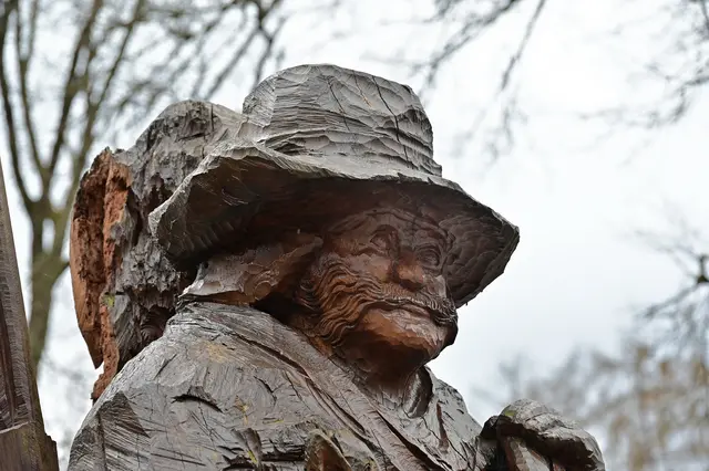 Der Herr Bürkle schaut immer ein wenig grimmig. | Foto: Michael Harmsen