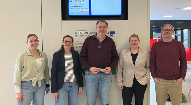 von links: Clara Feyckes, Britta Werum, Rudi Feix, Nausikaa Panne-Happel, Thomas Müller | Foto: Rudi Feix