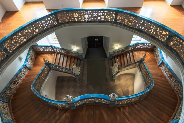 Das blaue Treppenhaus Kloster Schöntal | Foto: Gülay Sween