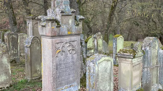 Kunstvolle und historische Grabsteine am Jüdischen Friedhof.  | Foto: Beate Bonte 