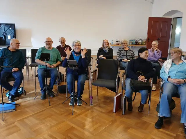 gleich geht die Arbeit los! | Foto: Liederkranz Brackenheim