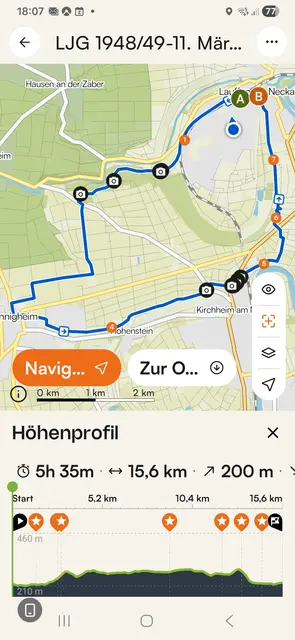 unsere Wanderstrecke in der Übersicht | Foto: E. Rosendorf