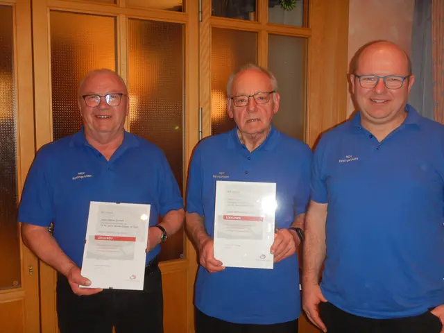 von links: Ottmar Zenkert, Anton Ehrler, Manuel Zenkert | Foto: Hubert Bissinger