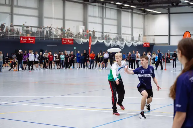U20 - Wurf in de Endzone zum Punkt. | Foto: TV Bad Rappenau