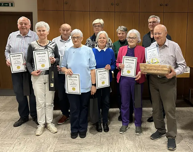 Ehrungen für langjährige Treue | Foto: privat