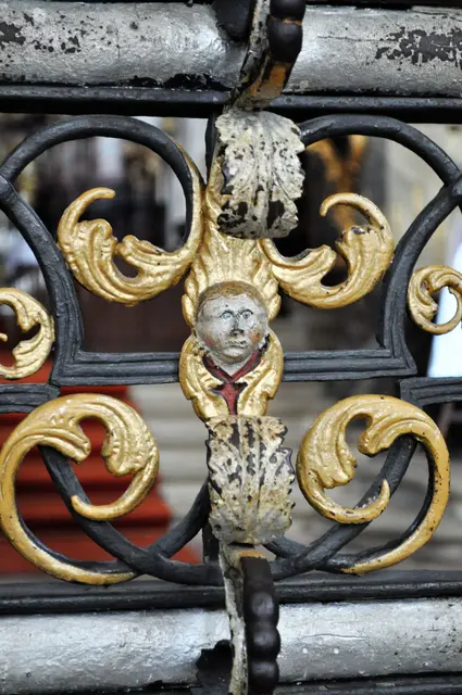 Detail des Absperrgitters zum Chor | Foto: Daniela Somers