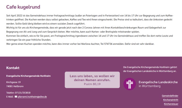 https://www.ev-kirche-horkheim.de/angebote/cafe-kugelrund | Foto: Internet Link