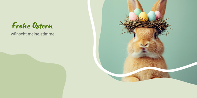 meine.stimme wünscht frohe Ostern.  | Foto: HSt-Grafik; ALL YOU NEED studio/stock.adobe.com
