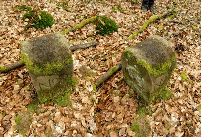 Nummer 1 ist sehr kaputt, aber die andern Katharinensteine haben wir gefunden. | Foto: WandernGabyErich
