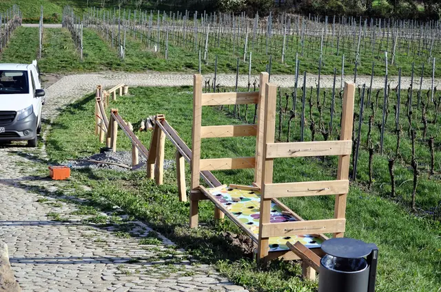 Noch wird fleißig an der Murmelbahn gebaut. | Foto: Daniela Somers