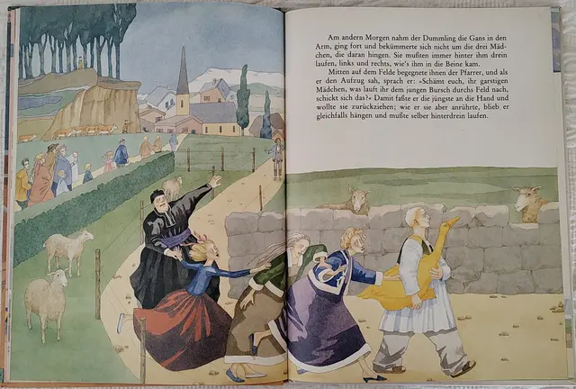Ein Märchen von Jacob und Wilhelm Grimm mit Bildern von Dorothée Duntze
Nord-Süd Verlag, Mönchaltor und Hamburg, 1988 | Foto: (c) GMS