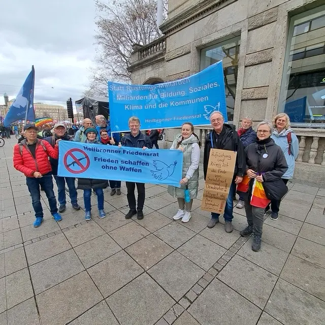 Friedensrat beim Ostermarsch in Stuttgart | Foto: Privat