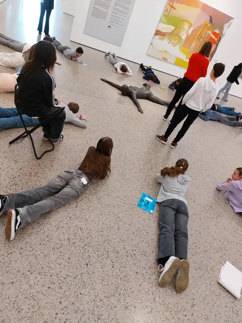 Schüler der Georg-Wagner-Schule im Museum im Carmen Würth Forum | Foto: Georg-Wagner-Schule Künzelsau