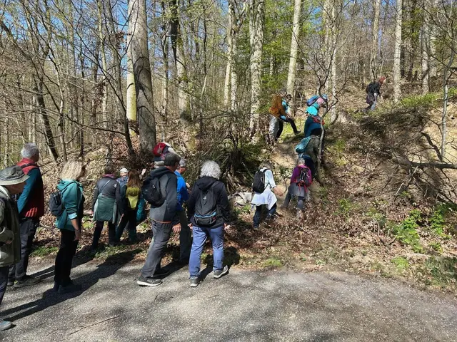ein Stück Off-Road für den sportlichen Teil | Foto: Albverein Weinsberg