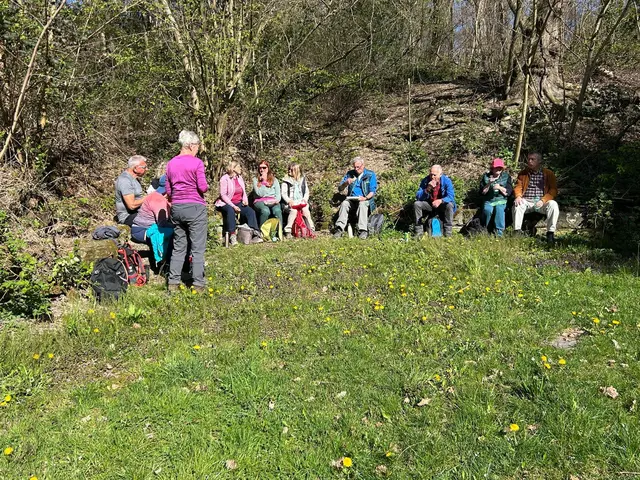 Im Steinbruch ließ sich gut vespern | Foto: Albverein Weinsberg