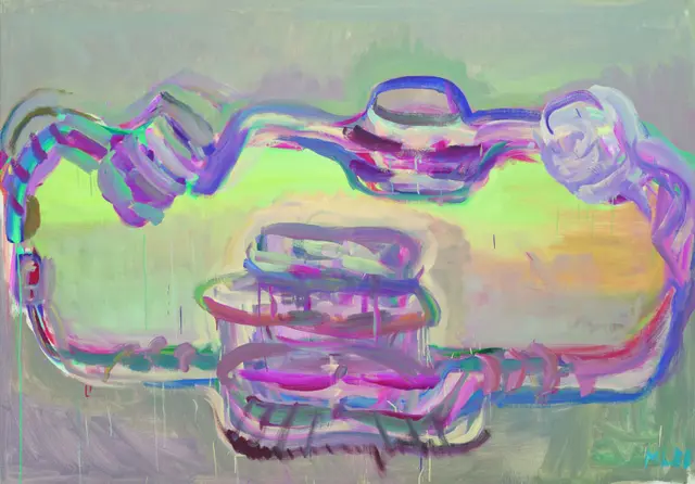 
12_Maria Lassnig, Tischgesellschaft II, 1986
Öl auf Leinwand, 140 x 200 cm, Sammlung Würth, Inv. 18187 © Maria Lassnig Stiftung, Foto: Volker Naumann
 | Foto: Sammlung Würth