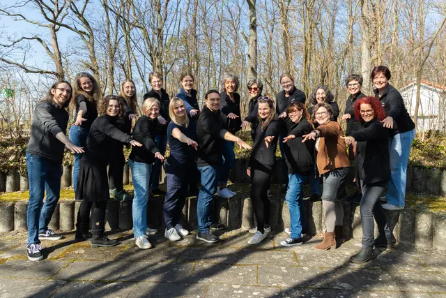 Gruppenbild von den Voicefuls beim Chorwochenende | Foto: Chorwerk Obersulm e.V. 