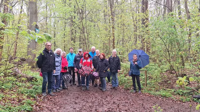 Die kleine Wandergruppe trudelte auch pünktlich ein | Foto: Albverein Weinsberg