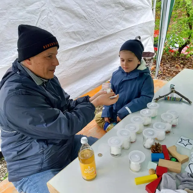 Hier gab es was zu riechen und entdecken der Sinne | Foto: Albverein Weinsberg