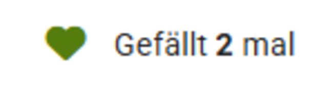 Klicke auf das grüne Herz, um ein "Gefällt mir" zu vergeben.  | Foto: meine.stimme; PEIQ