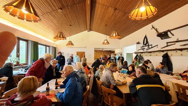 Zur Kaffeezeit im Wanderheim | Foto: Albverein Weinsberg