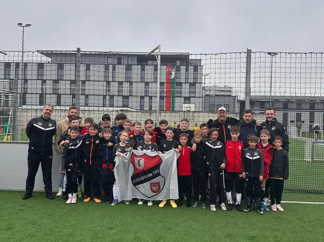 Die E-Jugend des Jugendteams TSV zu Gast beim FC Augsburg. | Foto: privat