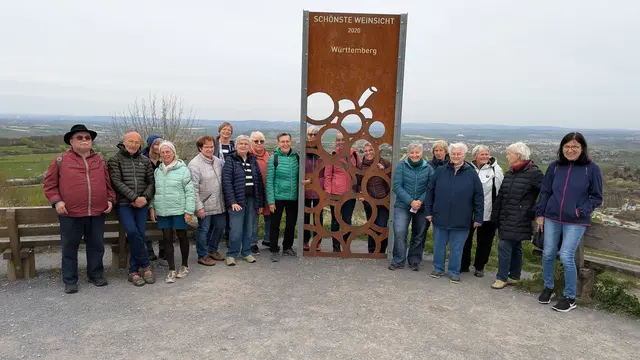 Schönste Weinsicht auf dem Michaelsberg | Foto: B. Hahn