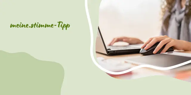 Der neue meine.stimme-Tipp empfiehlt: vergib doch mal ein "Gefällt mir"!  | Foto: HSt-Grafik; 220 Selfmade studio/stock.adobe.com