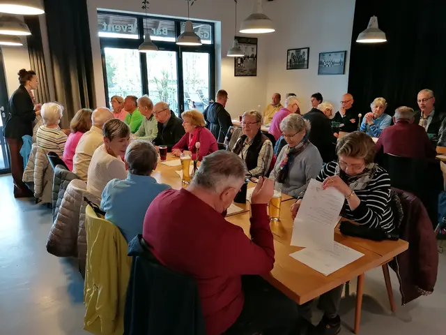Gemütlicher Abschluss in der Markthalle in Willsbach | Foto: Manfred Schaaf