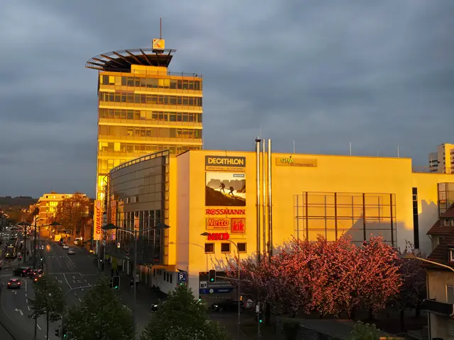 Theaterforum K3 in Sonnenuntergangsstimmung. | Foto: Heidrun Rosenberger