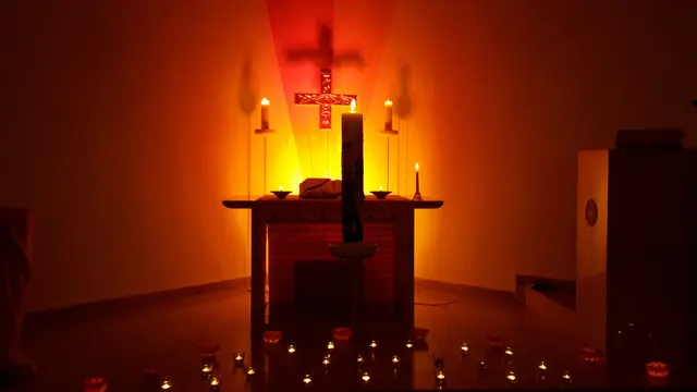 Der Altar der evang. Martin-Luther-Kirche  | Foto: Martin-Luther-Kirchengemeinde