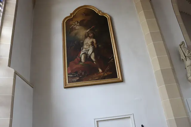 Bild vom Kirchenpatron St. Sebastian | Foto: Marga Specht