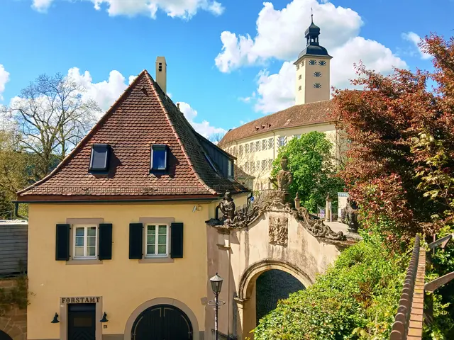 Aus dieser Perspektive hat man auch einen schönen Blick auf Schloss Horneck und davor das Schlosstor.  | Foto: sigischlottke
