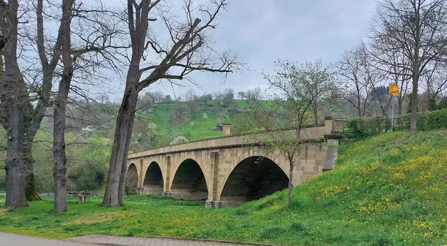 Jagstbrücke Hohebach, erbaut 1808 – 1810 | Foto: Elfriede Baier 