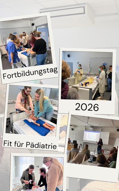 Bild: SLK-Mitarbeitende beim Fortbildungstag „Fit für Pädiatrie“ | Foto: Quelle: SLK-Kliniken